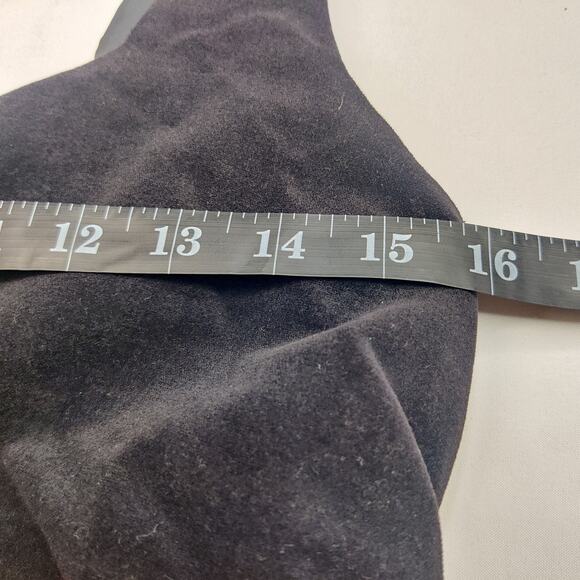 Handmade Vintage Gothic Red Black Velvet Lace Maxi Victorian Maxi Dress Small - Picture 7 of 11